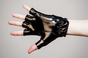 Handschuhe Lack, starker Halt - Polepower